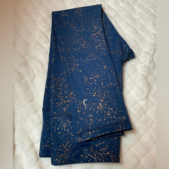 ZYIA active Navy Stay Gold legging size 4 - Picture 3 of 3